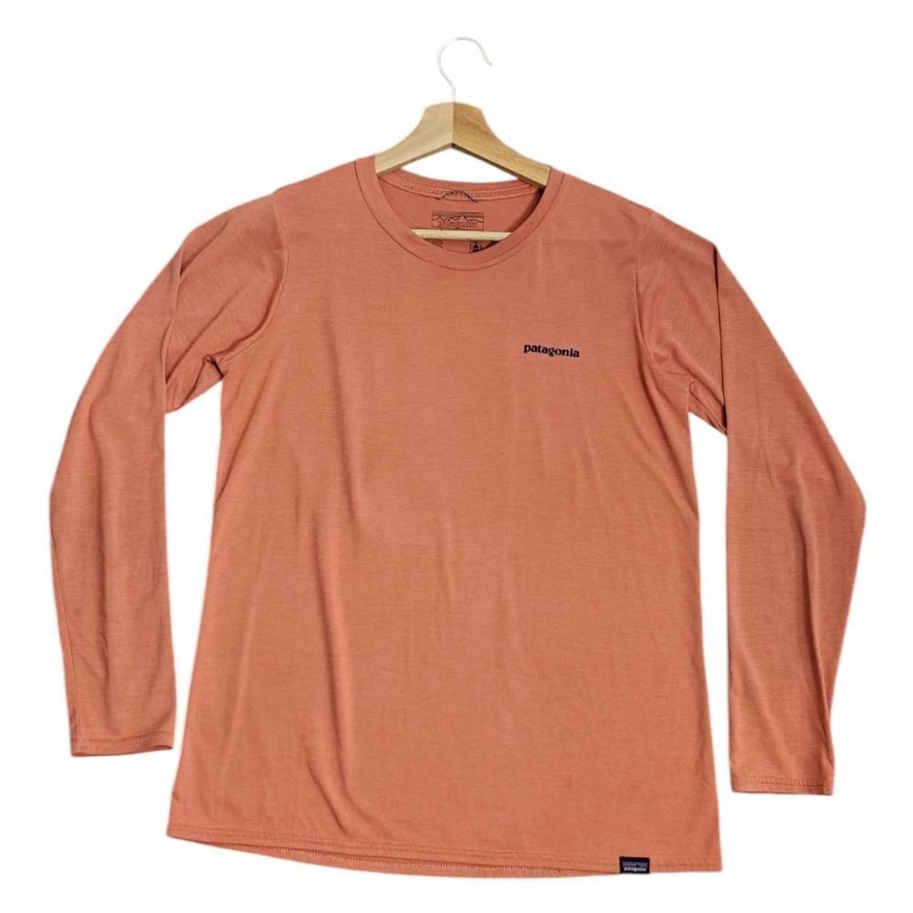 Patagonia Women's Peach Long Sleeve Top Size S - Picture 5 of 10